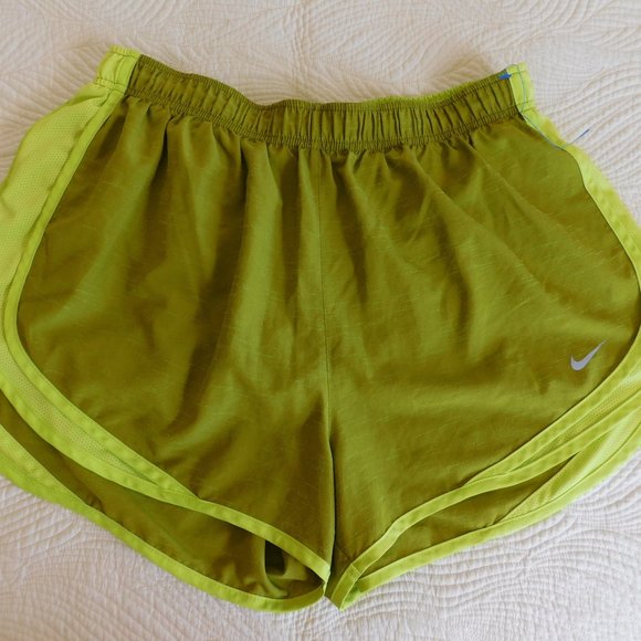 NWOT Nike Tempo Dri-Fit brief lined mesh panel green athletic running shorts XL - Picture 3 of 16